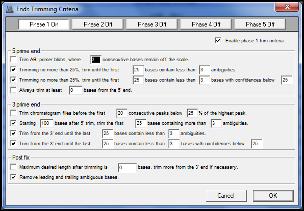 kjole Auto kanal Sequence Trimming | DNA Sequencing Software - Sequencher from Gene Codes  Corporation